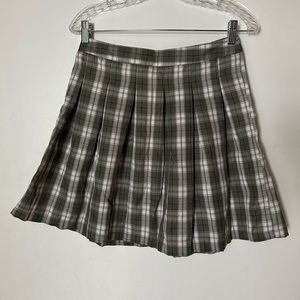 Green Plaid Skirt size M